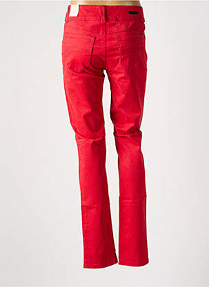 Pantalon slim poches rouge JENSEN femme