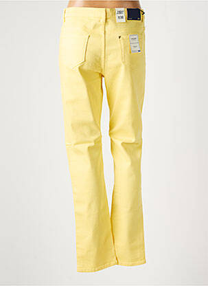 Pantalon slim poches jaune NEW MAN femme