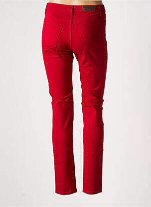 Pantalon slim poches rouge LCDN femme