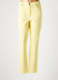 Pantalon slim poches jaune LCDN femme
