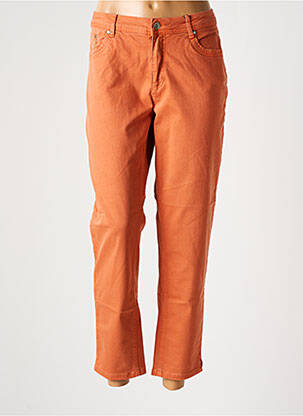 Pantalon droit orange JENSEN pour femme