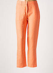 Pantalon droit orange NEW MAN pour femme seconde vue