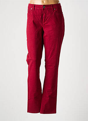 Pantalon droit rouge JENSEN pour femme