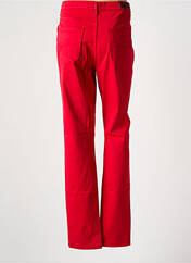 Pantalon droit rouge LCDN pour femme seconde vue