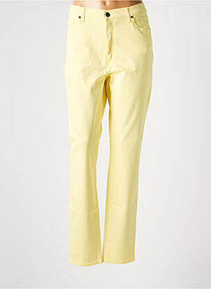 Pantalon slim jaune LCDN pour femme
