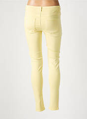 Pantalon slim jaune VERO MODA pour femme seconde vue