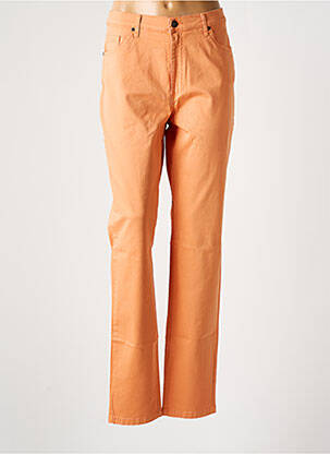Pantalon slim orange LCDN pour femme