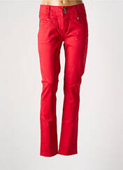 Pantalon slim rouge JENSEN pour femme seconde vue