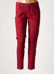 Pantalon slim rouge JENSEN pour femme seconde vue