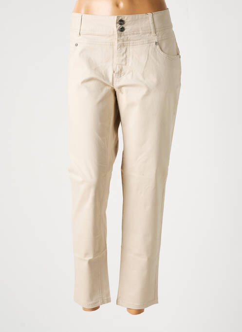 Pantalon droit beige JENSEN pour femme