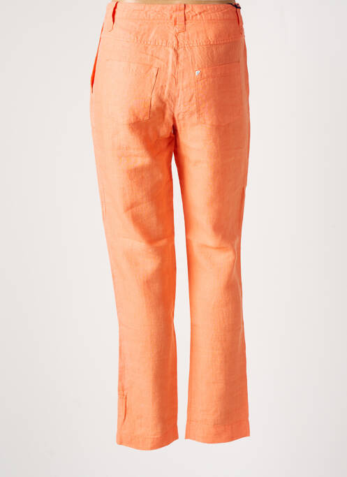 Pantalon droit orange NEW MAN pour femme