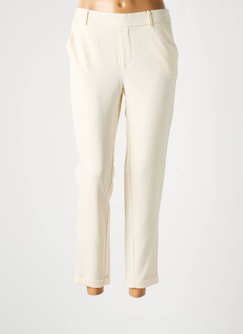 Pantalon slim beige VERO MODA pour femme