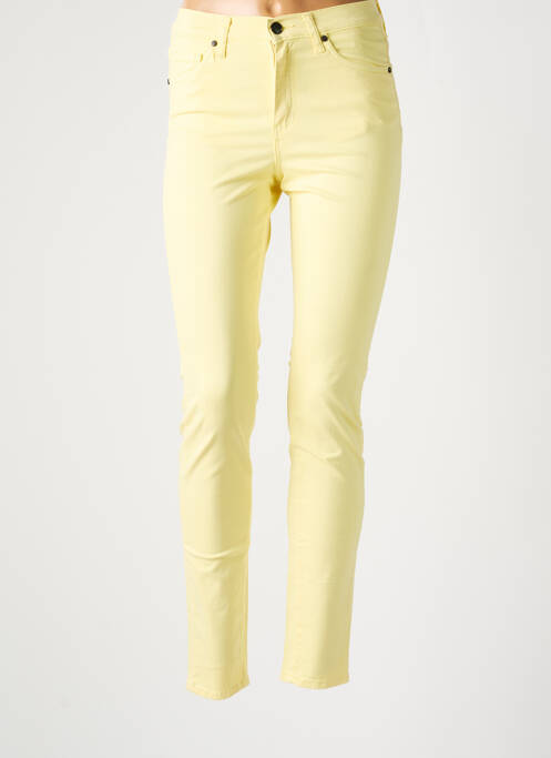 Pantalon slim jaune LCDN pour femme