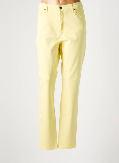 Pantalon slim jaune LCDN pour femme