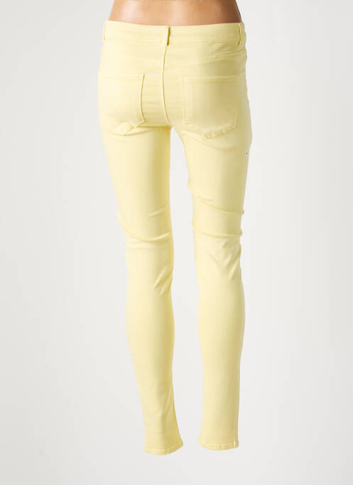 Pantalon slim jaune VERO MODA pour femme