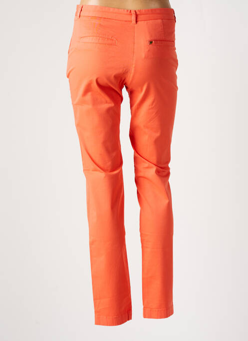 Pantalon slim orange NEW MAN pour femme