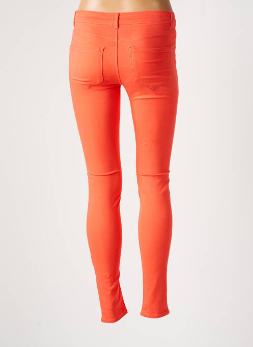 Pantalon slim orange VERO MODA pour femme