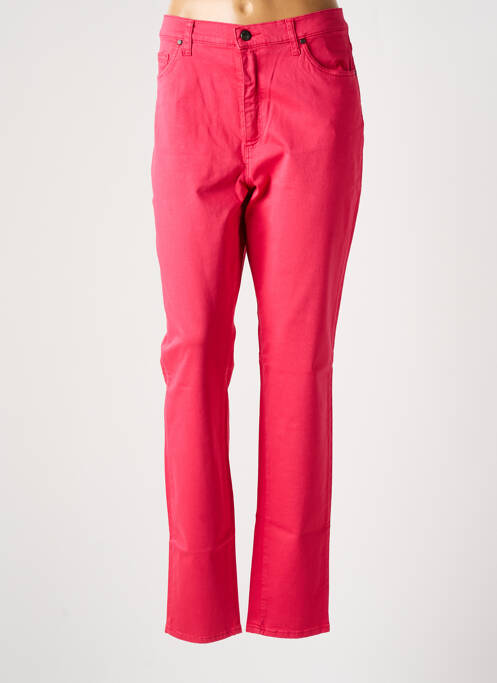 Pantalon slim rouge LCDN pour femme