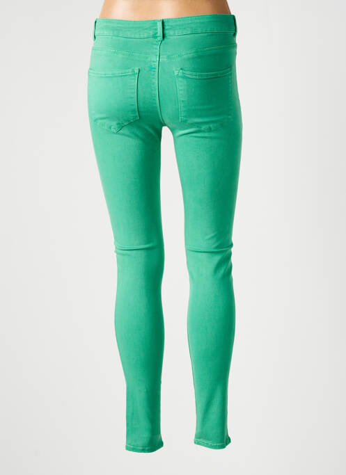 Pantalon slim vert VERO MODA pour femme