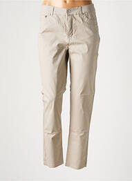 Pantalon slim poches beige JENSEN femme