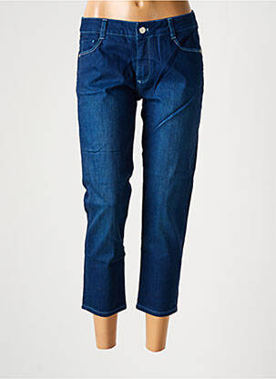 Pantacourt poches bleu NEW MAN femme