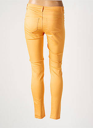 Pantalon droit taille élastique orange VERO MODA femme