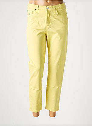 Pantalon 7/8 jaune LCDN pour femme