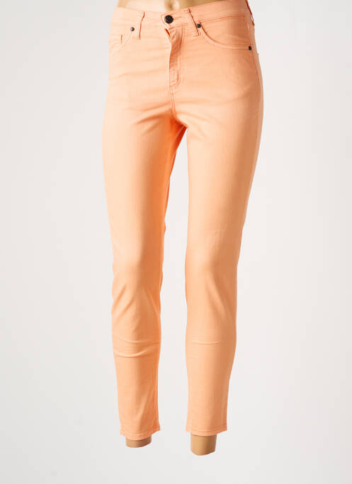 Pantalon 7/8 orange LCDN pour femme