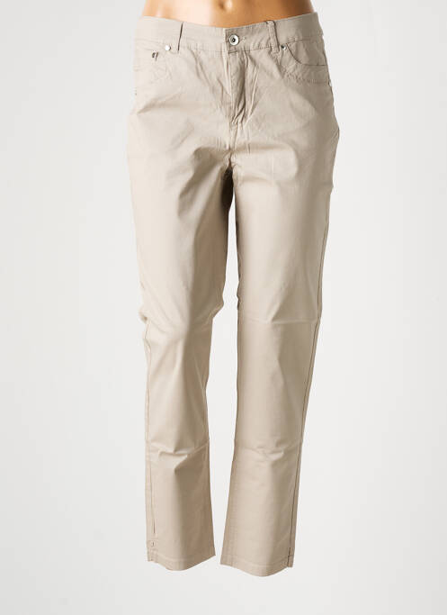 Pantalon slim beige JENSEN pour femme