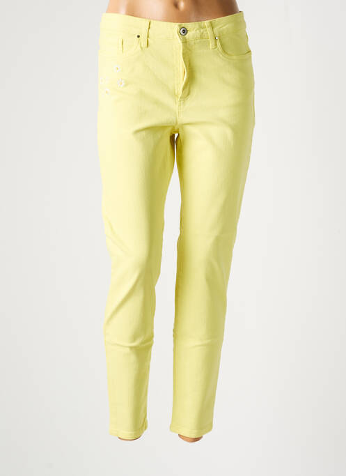 Pantalon slim jaune LCDN pour femme