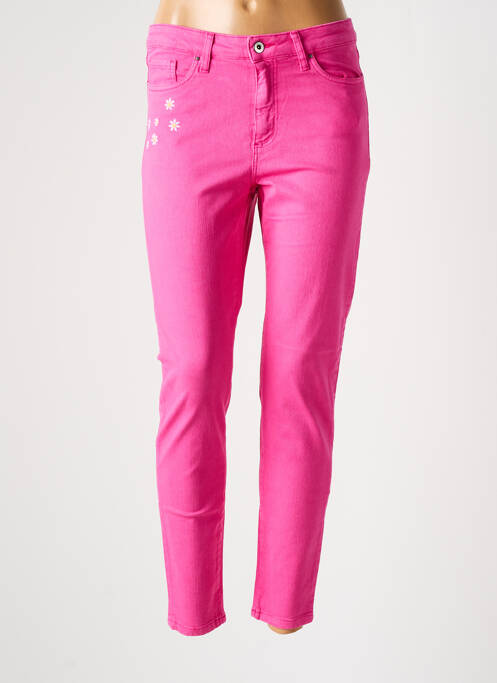 Pantalon slim rose LCDN pour femme