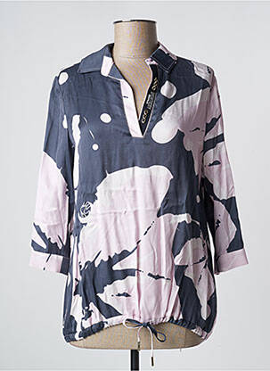 Blouse imprimé fantaisie manches 3/4 gris SPORTALM femme