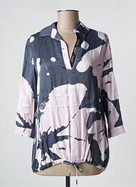 Blouse imprimé fantaisie manches 3/4 gris SPORTALM femme