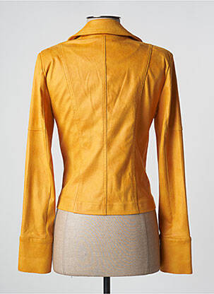 Veste casual epaulette jaune JOSEPH RIBKOFF femme