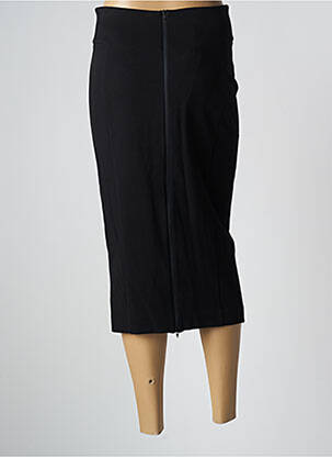 Jupe mi-longue taille à pinces noir ISABEL DE PEDRO femme