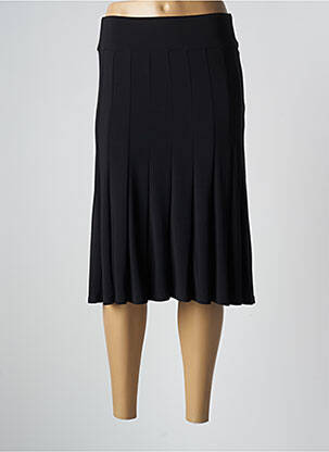 Jupe mi-longue coupe évasée noir JOSEPH RIBKOFF femme