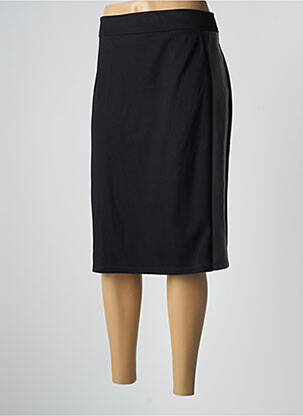 Jupe mi-longue stretch noir GUY DUBOUIS femme