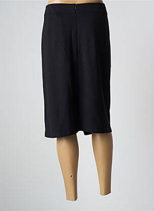 Jupe mi-longue stretch noir GUY DUBOUIS femme