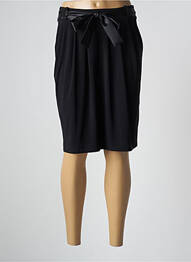 Jupe mi-longue coupe droite noir JOSEPH RIBKOFF femme