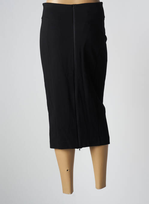 Jupe mi-longue noir ISABEL DE PEDRO pour femme