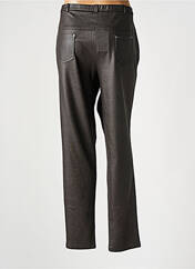 Pantalon slim marron MERI & ESCA pour femme seconde vue