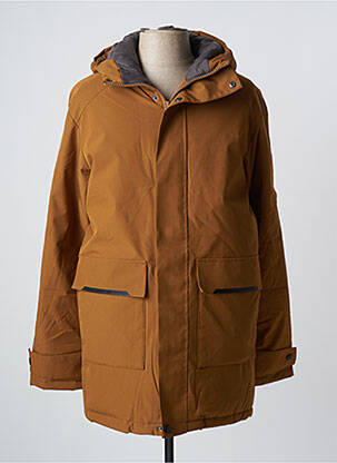 Parka manches longues a capuche marron JACK & JONES homme