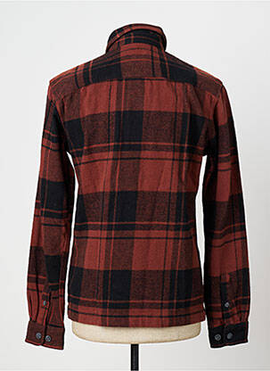 Veste casual coupe droite marron JACK & JONES homme