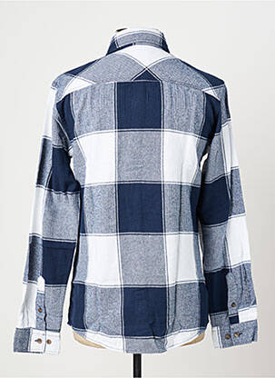 Chemise manches longues poches bleu JACK & JONES homme
