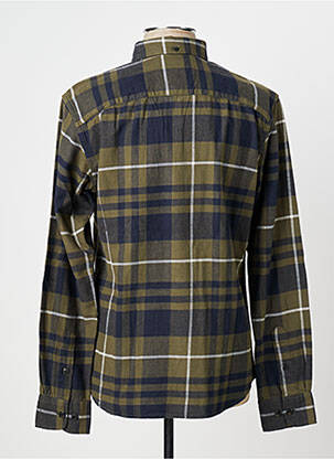 Chemise manches longues poches vert JACK & JONES homme