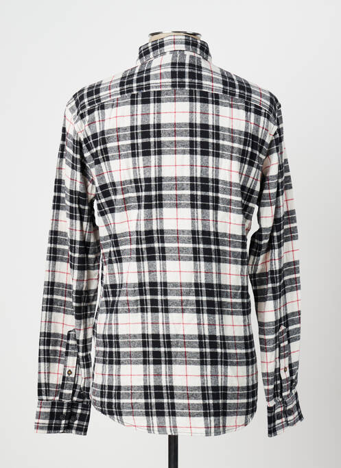 Chemise manches longues noir JACK & JONES pour homme