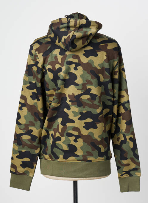 Sweat-shirt à capuche vert JACK & JONES pour homme