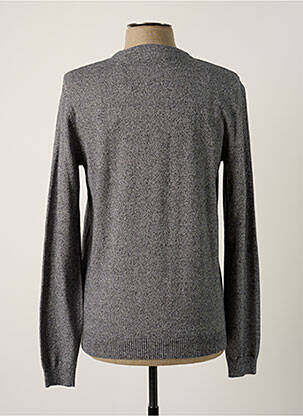 Pull stretch manches longues bleu JACK & JONES homme