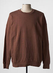 Sweat-shirt marron JACK & JONES pour homme seconde vue