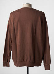 Sweat-shirt marron JACK & JONES pour homme seconde vue